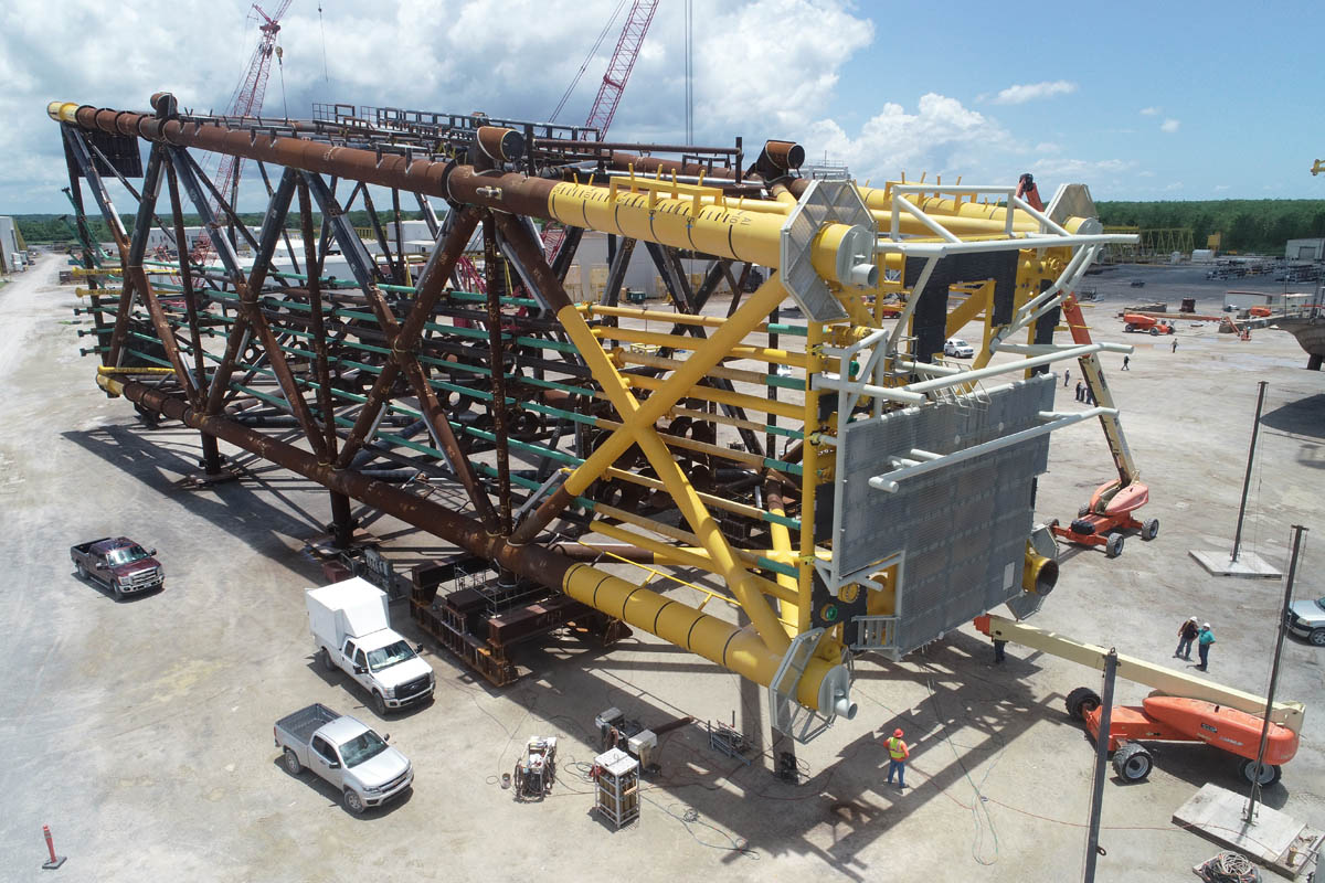 Jackets and topside fabrication